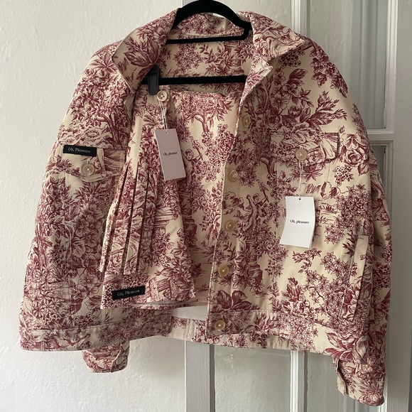 Oh, Pleasure Printed Monarca Skirt/Jacket Set - Picture 2 of 12